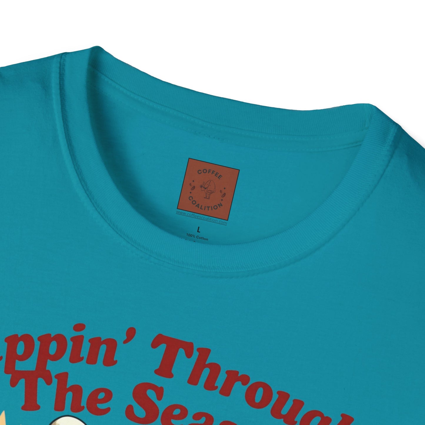 Sippin’ Through the Seasons | Year-Round Coffee Skeleton Tee