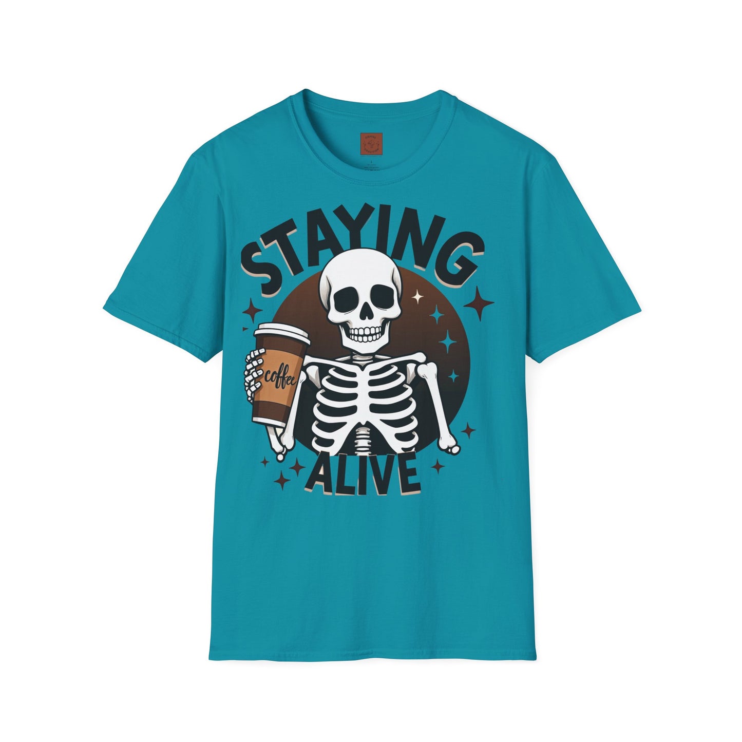 Staying Alive | Coffee Survival Tee