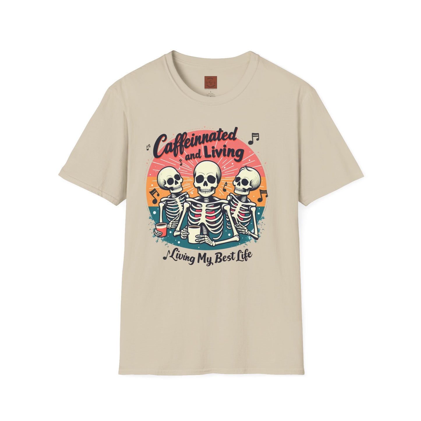 Caffeinated & Living | Best Life Brew Crew Tee