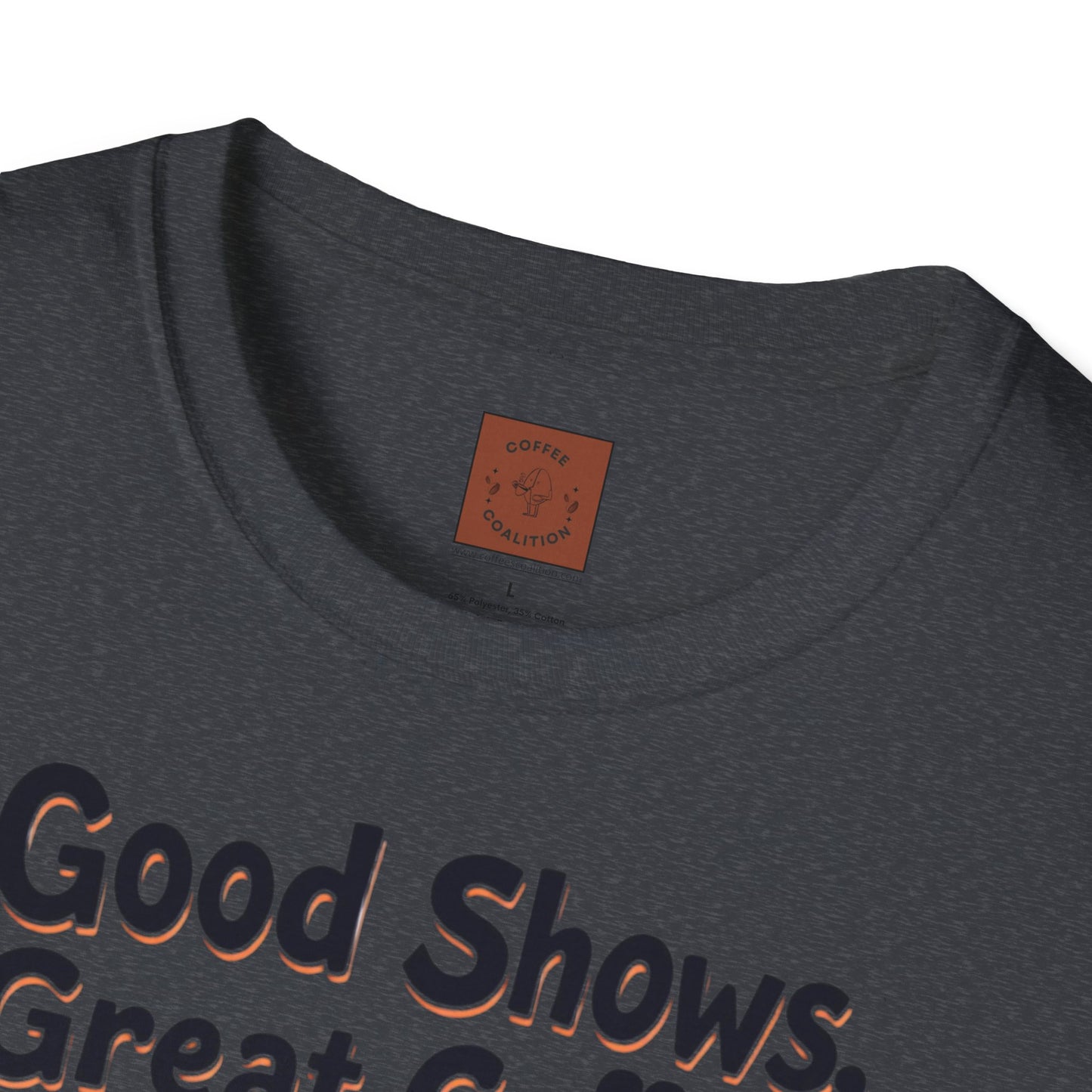 Good Shows, Great Coffee, Best Vibes | Skeleton Chill Crew Tee