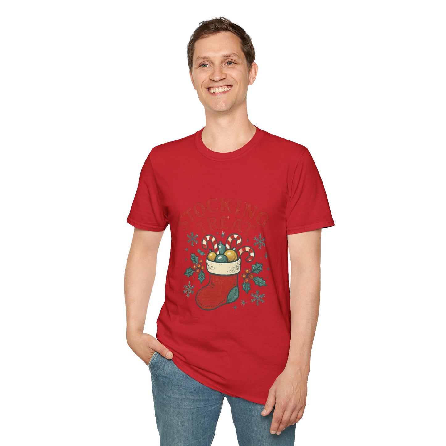 Stocking Treat | Festive Christmas Coffee Lover Unisex T-Shirt