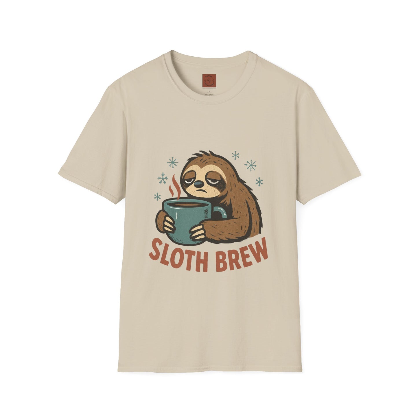 Lazy Sloth Brew | Funny Coffee Lover Christmas Unisex T-Shirt