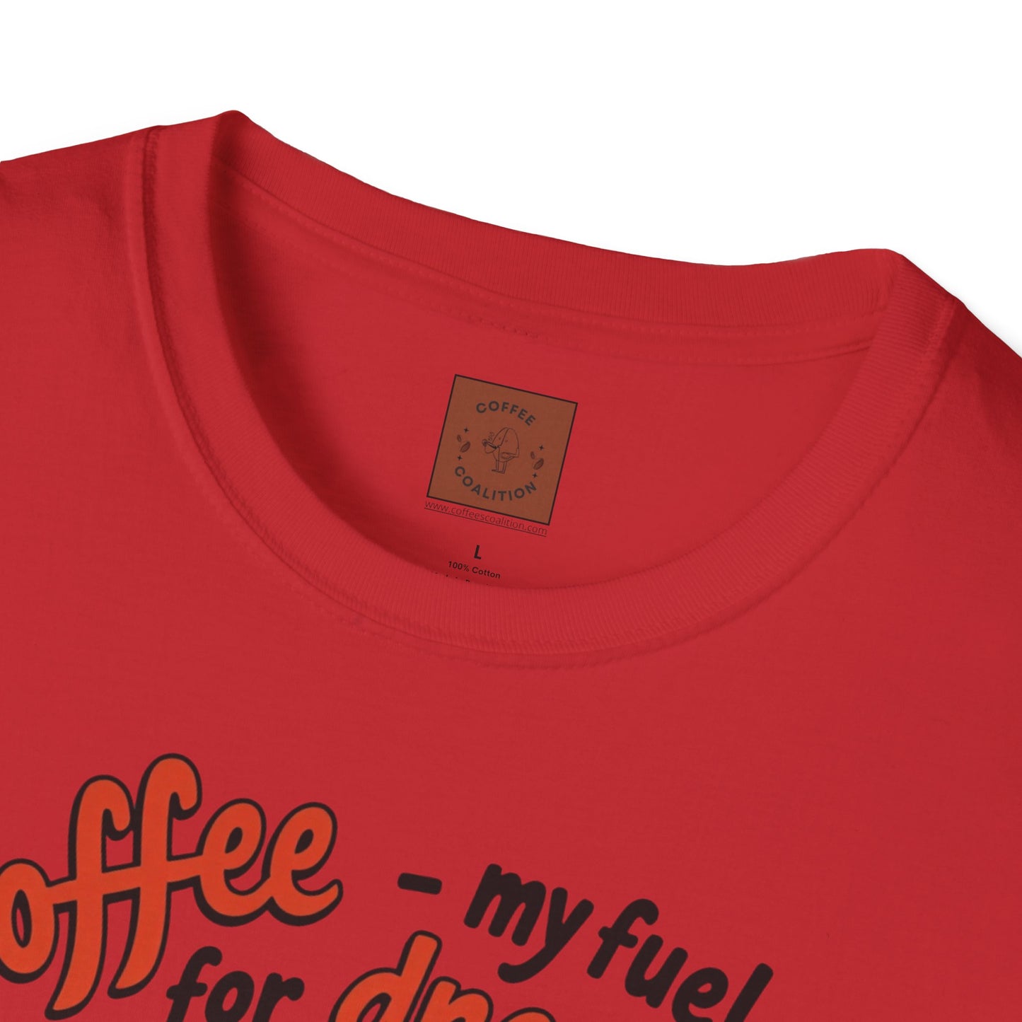 Coffee — My Fuel for Dreams | Caffeinated Ambition Skeleton Tee