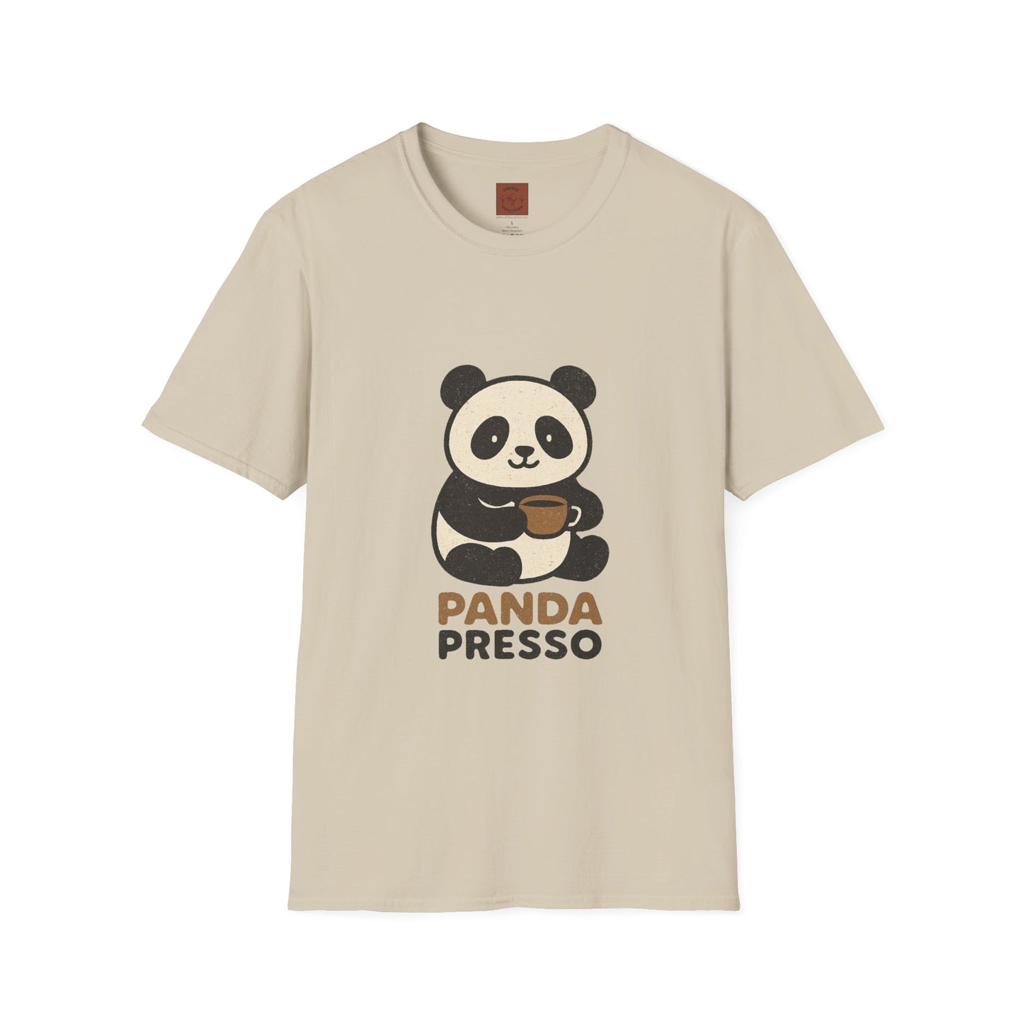 Panda Presso | Cute Coffee Lover Unisex T-Shirt