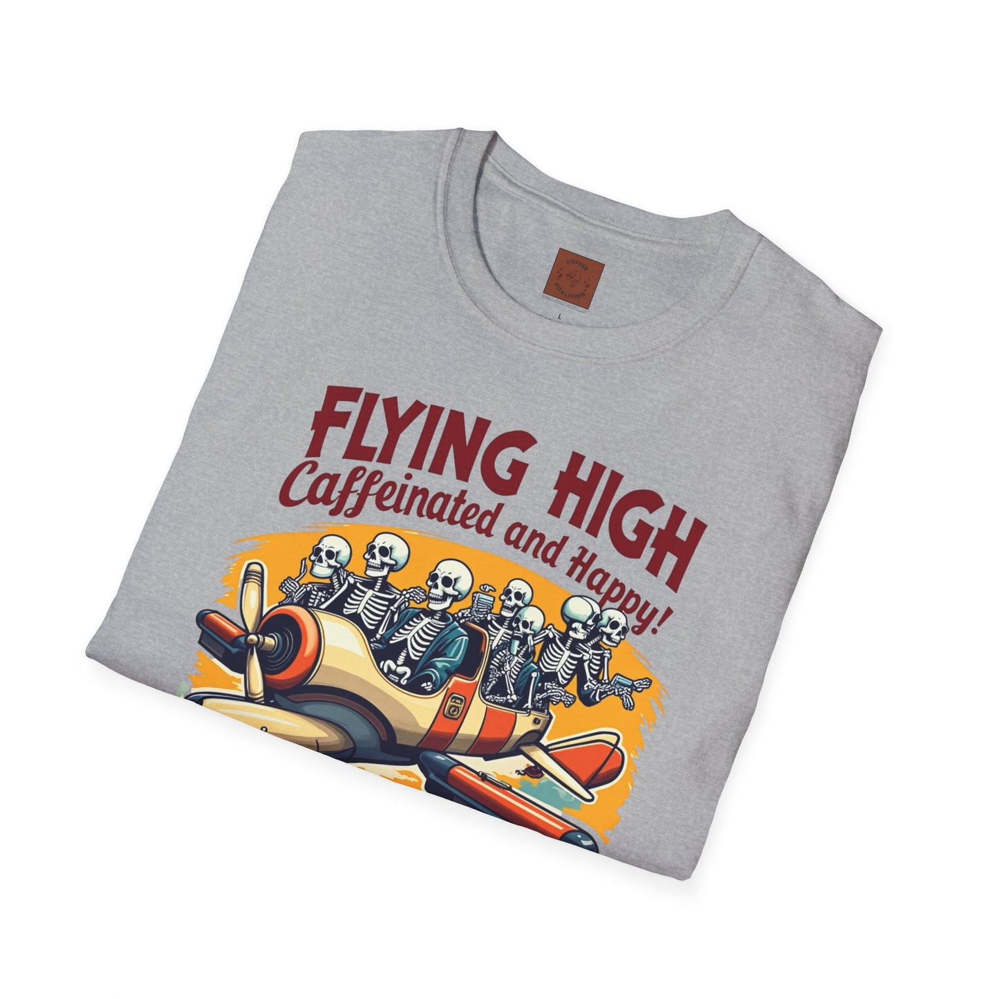 Caffeinated Flight Crew | First-Class Coffee Ride Tee
