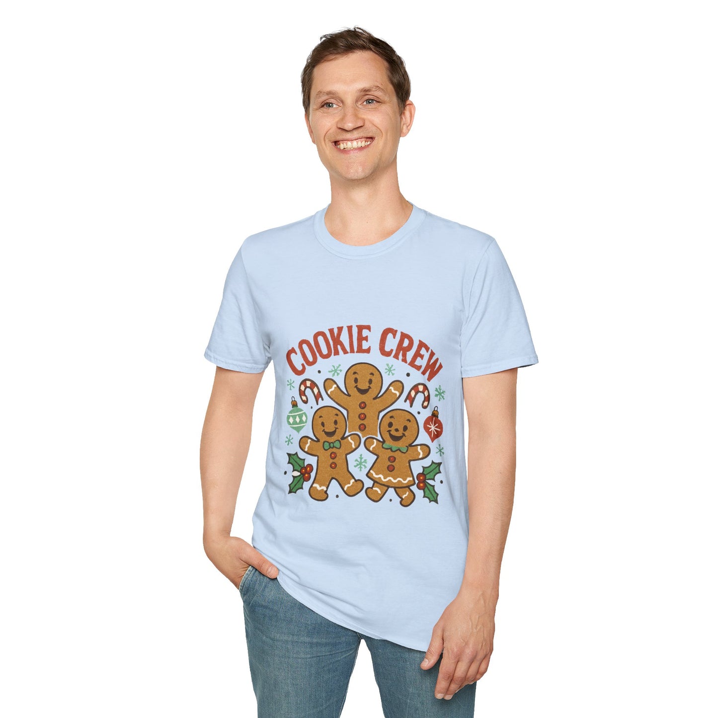 Cookie Crew | Funny Gingerbread Coffee Christmas Unisex T-Shirt