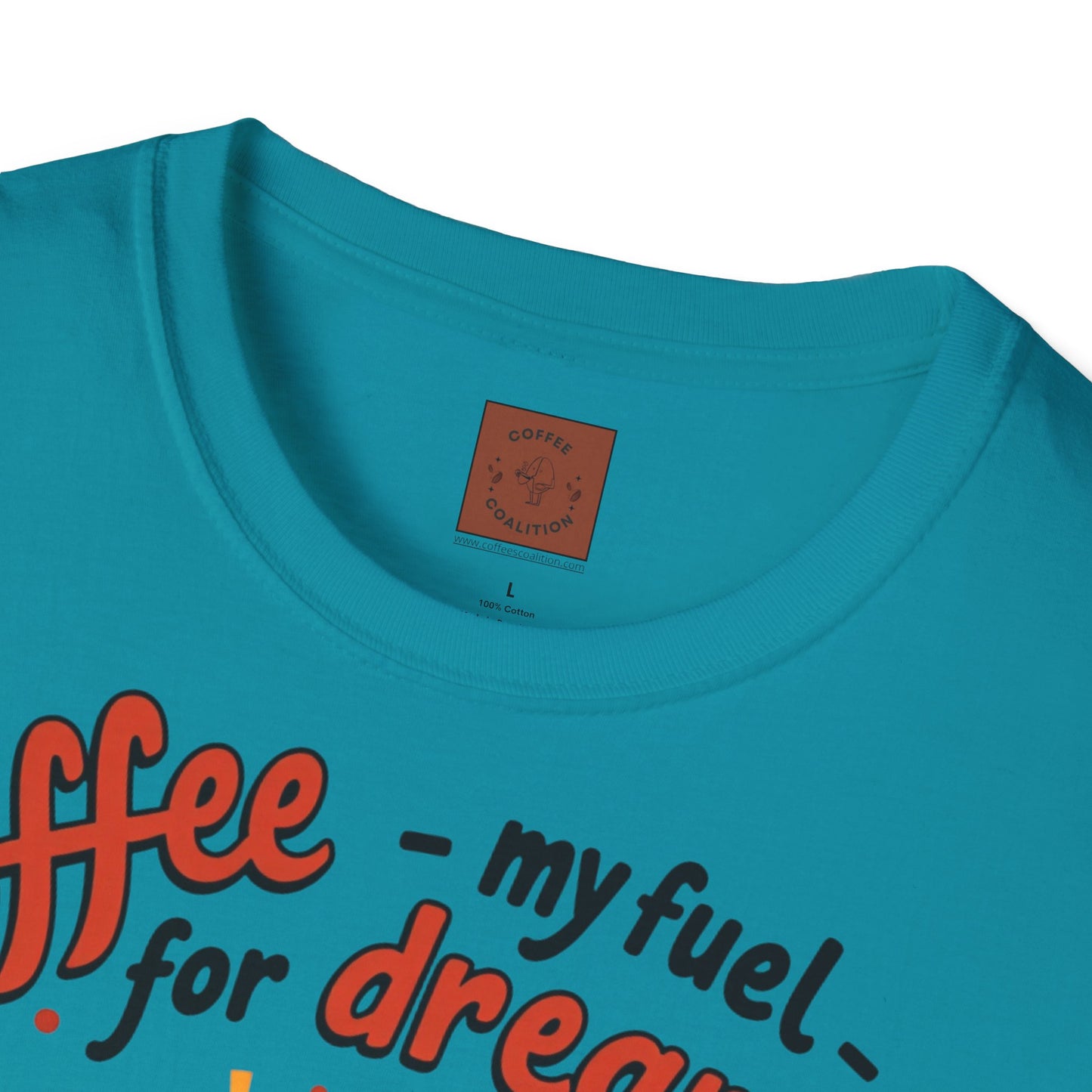 Coffee — My Fuel for Dreams | Caffeinated Ambition Skeleton Tee
