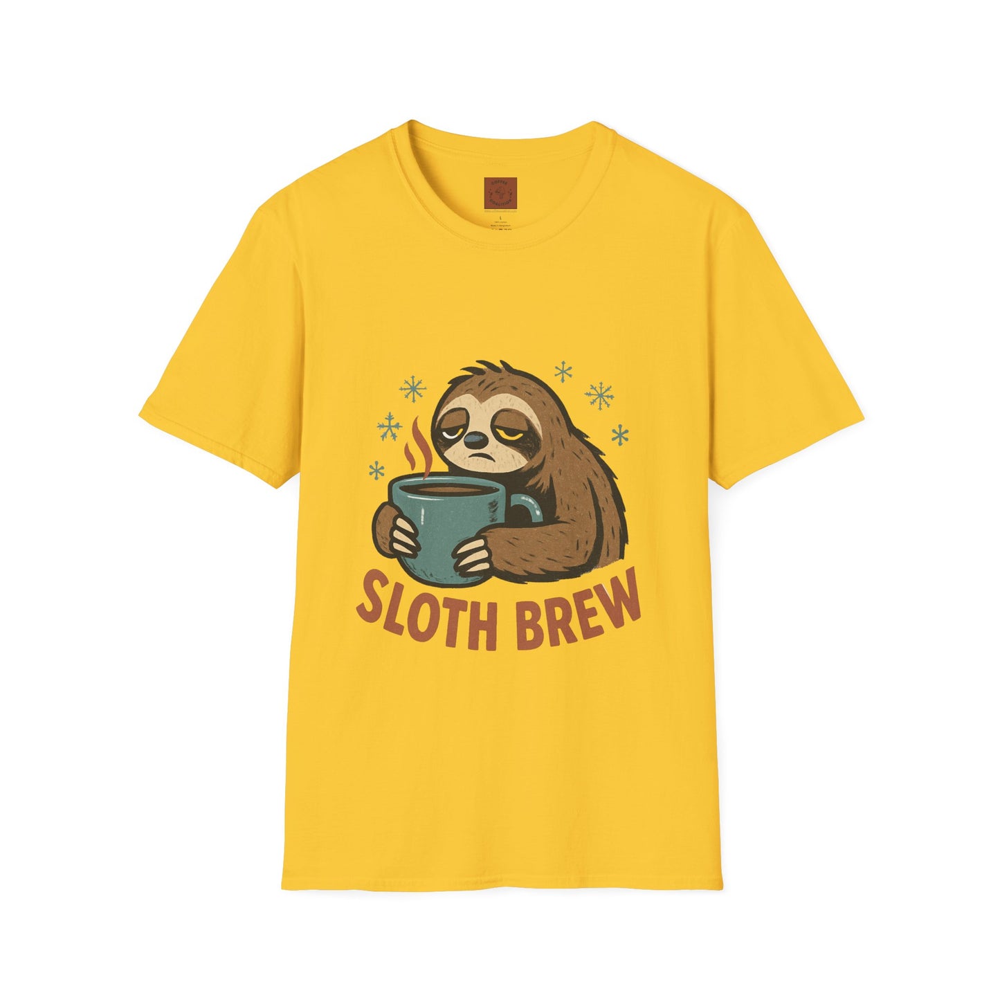 Lazy Sloth Brew | Funny Coffee Lover Christmas Unisex T-Shirt