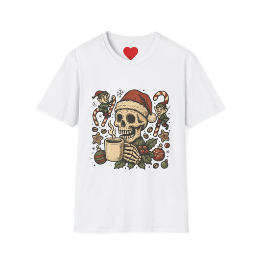 Santa Fuel – Dark Roast Christmas Unisex T-Shirt