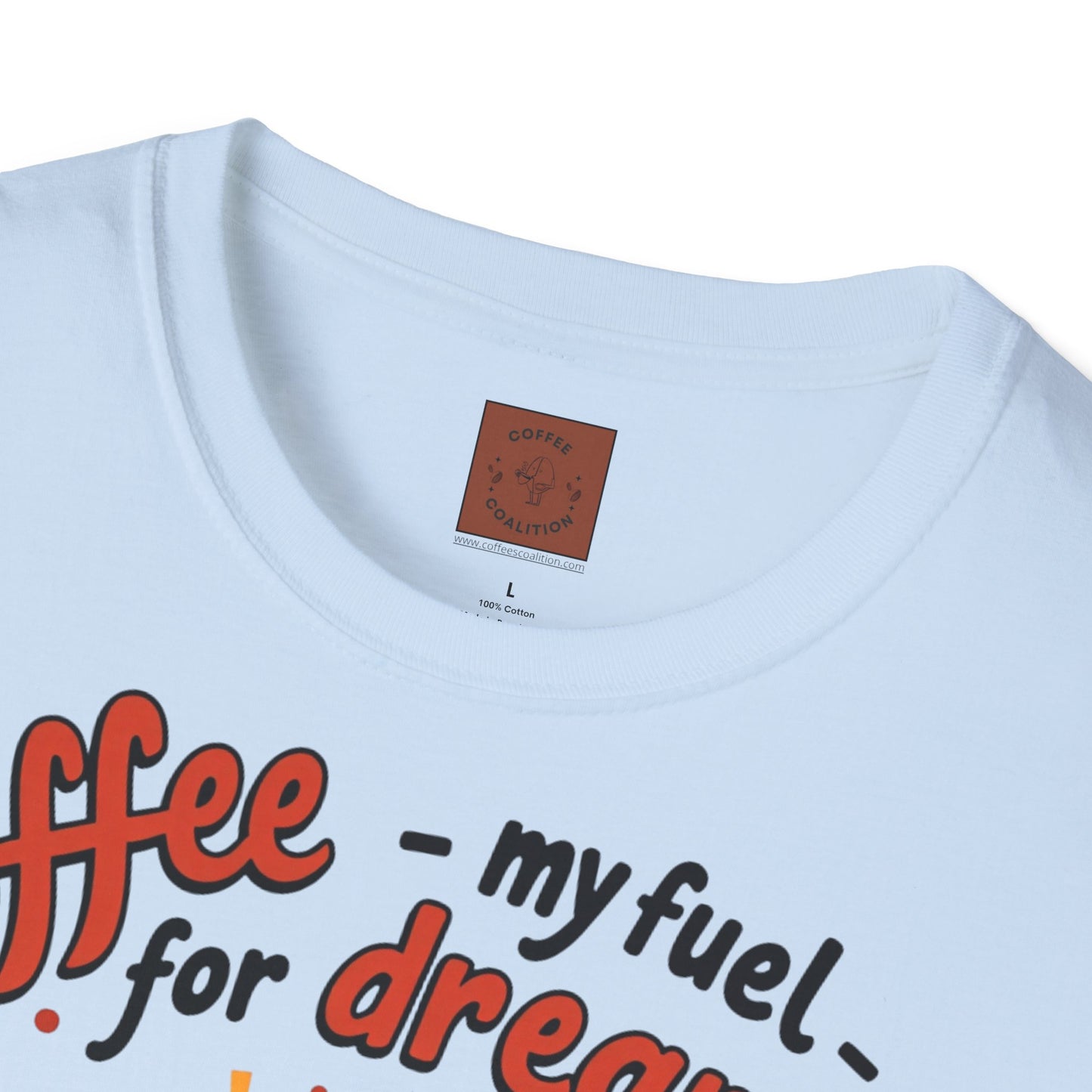 Coffee — My Fuel for Dreams | Caffeinated Ambition Skeleton Tee