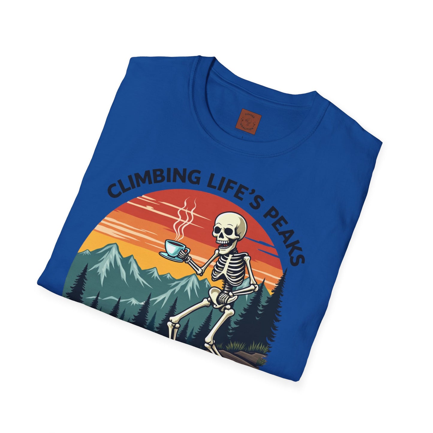 Climbing Life’s Peaks One Sip at a Time | Mountain Brew Skeleton Tee