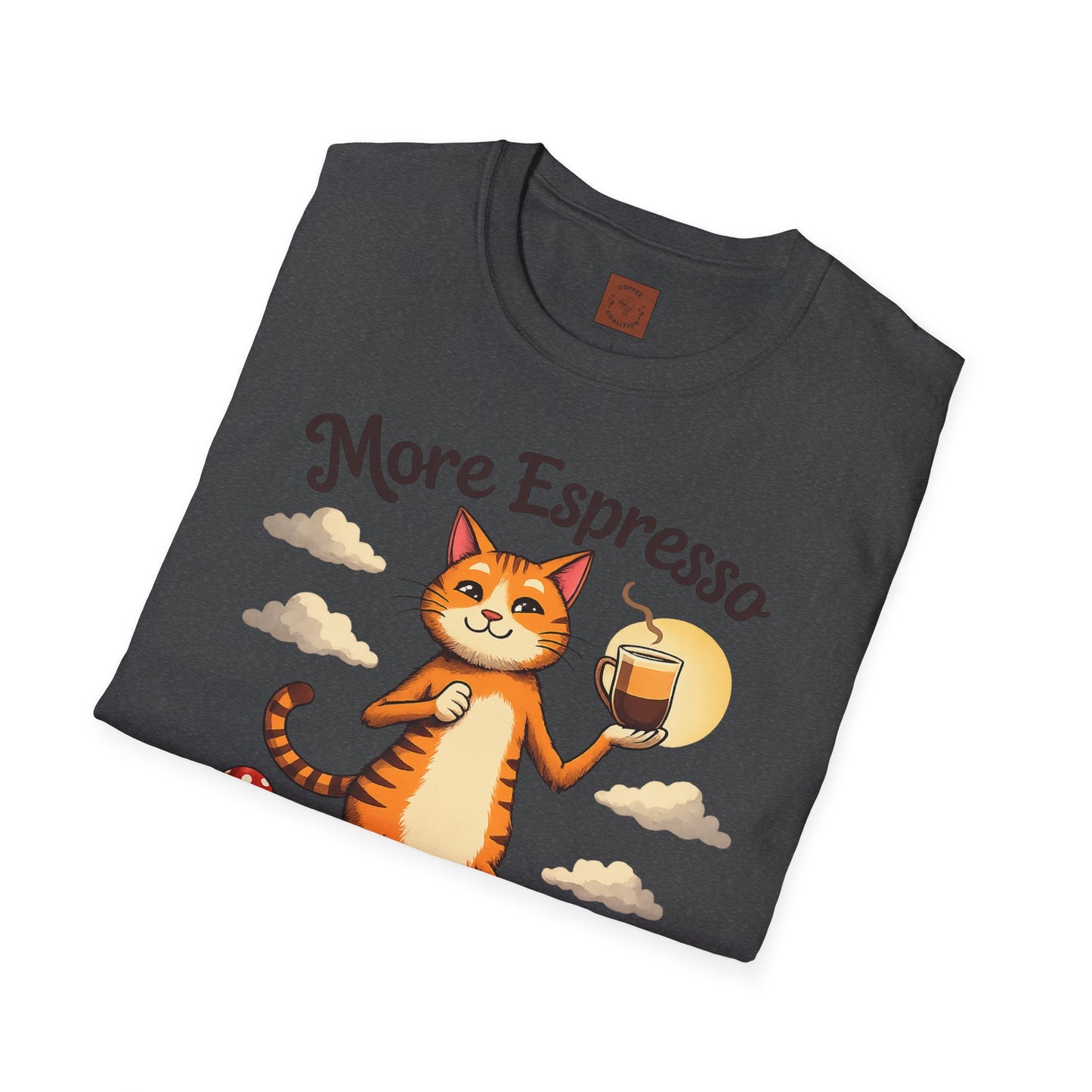 More Espresso, Less Depresso | Coffee Cat Vibes Tee