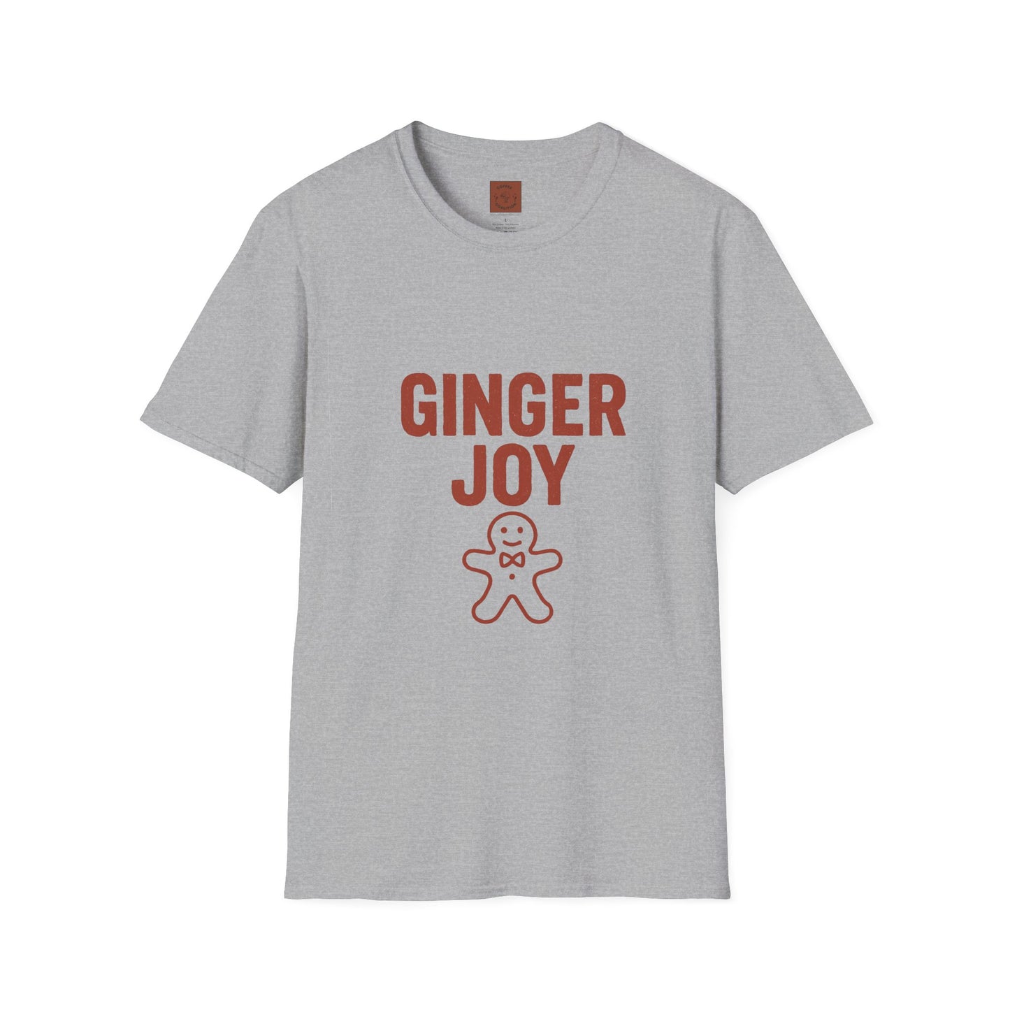 Ginger Joy | Minimal Christmas Cookie Coffee Unisex T-Shirt
