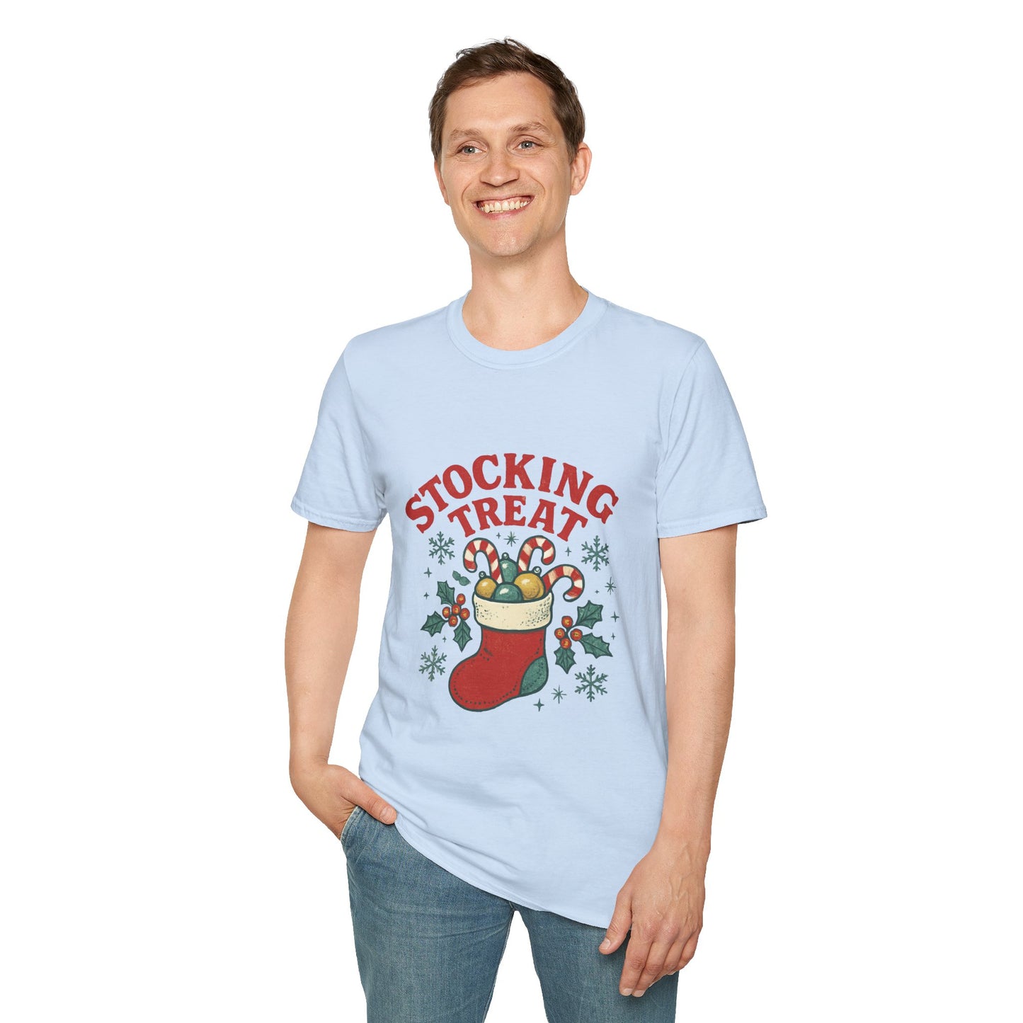Stocking Treat | Festive Christmas Coffee Lover Unisex T-Shirt