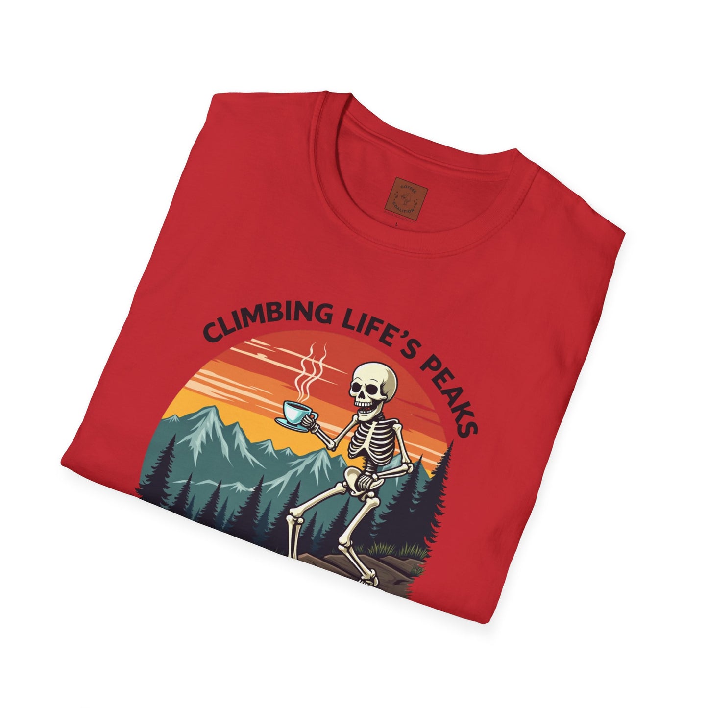 Climbing Life’s Peaks One Sip at a Time | Mountain Brew Skeleton Tee