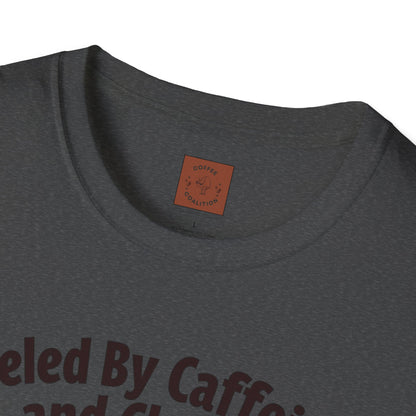 Fueled by Caffeine & Chaos | Skeleton Riders Tee