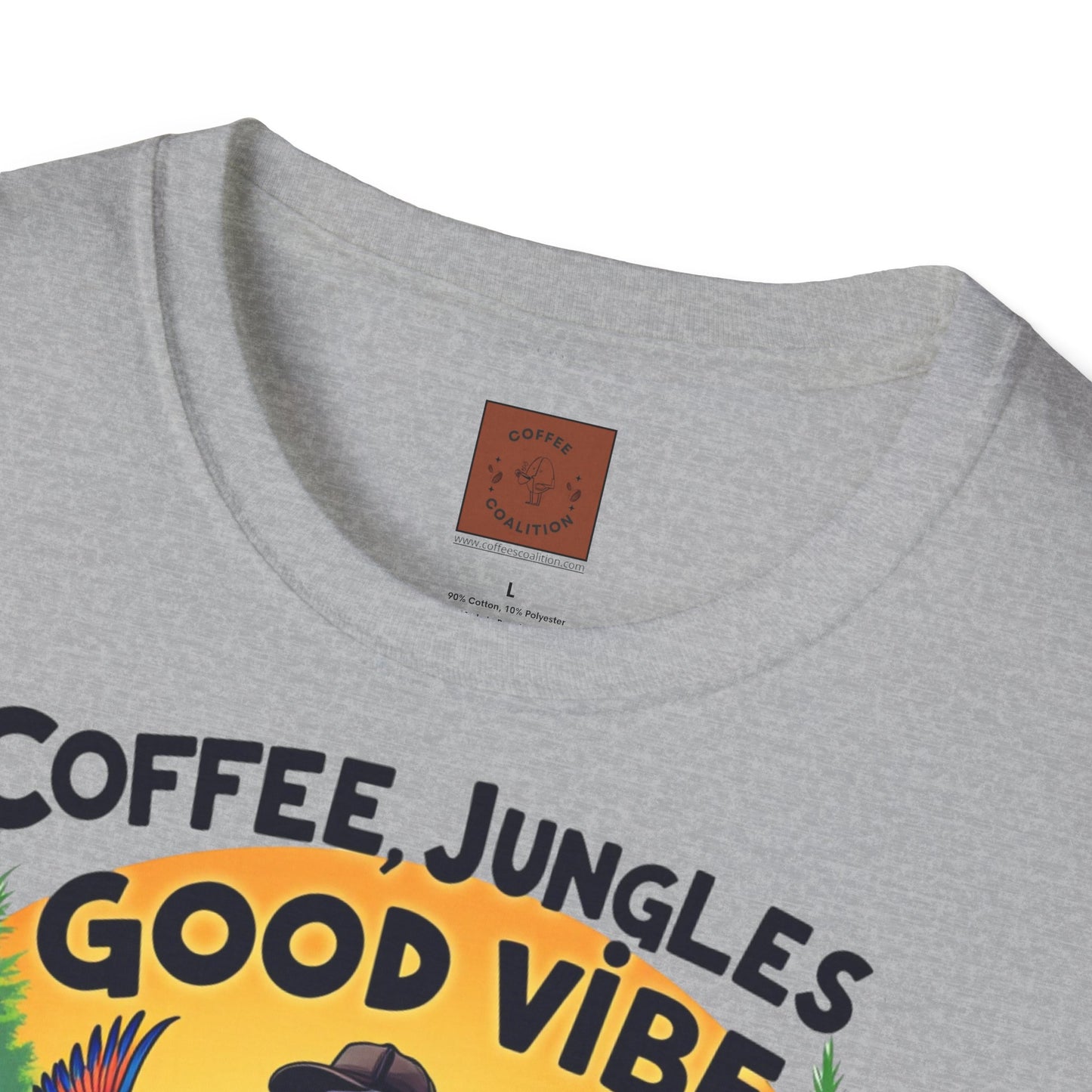 Coffee, Jungles & Good Vibes | Tropical Skeleton Chill Tee