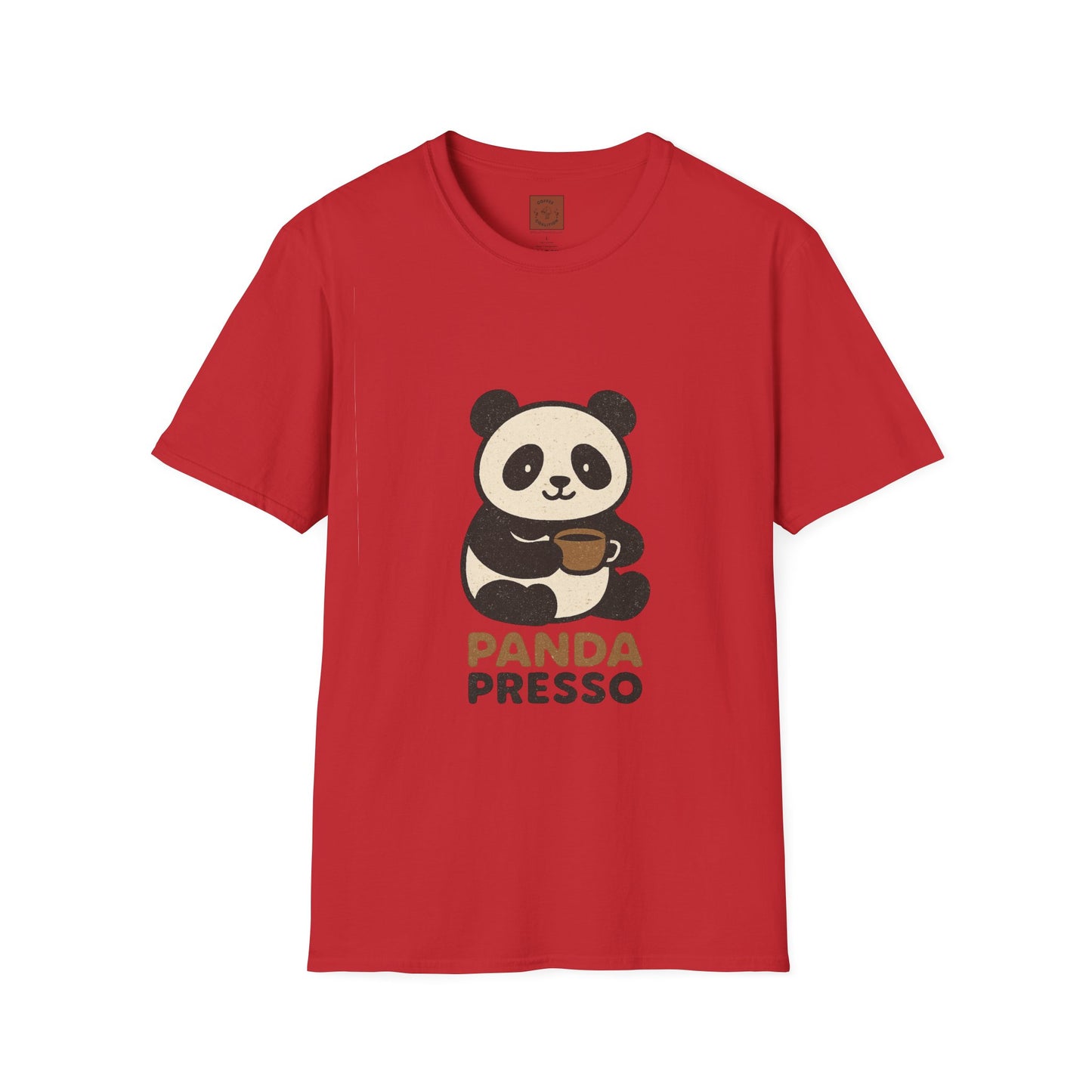 Panda Presso | Cute Coffee Lover Unisex T-Shirt