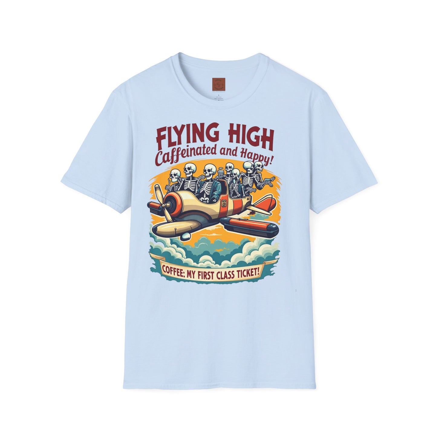 Caffeinated Flight Crew | First-Class Coffee Ride Tee