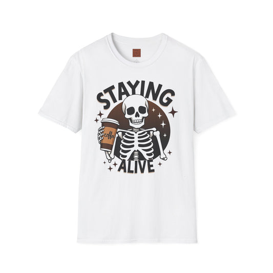 Staying Alive | Coffee Survival Tee