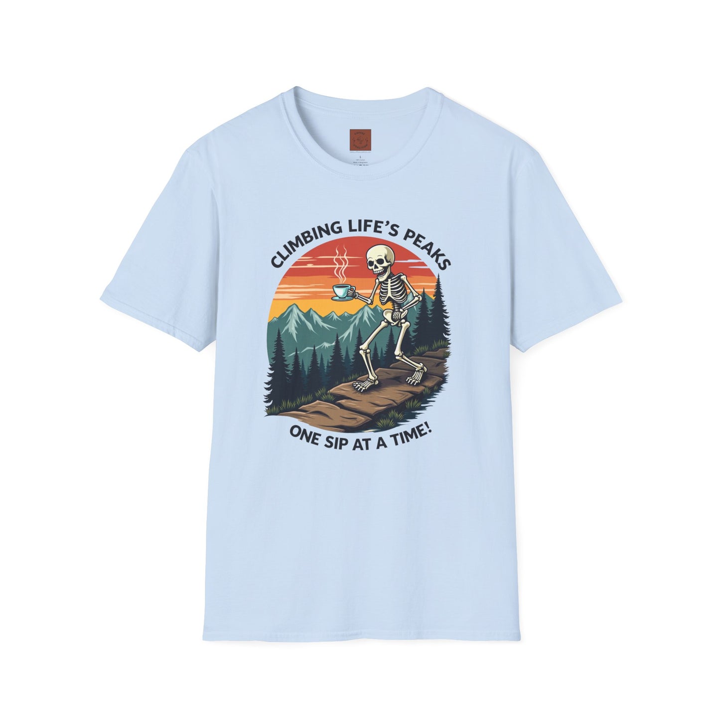 Climbing Life’s Peaks One Sip at a Time | Mountain Brew Skeleton Tee
