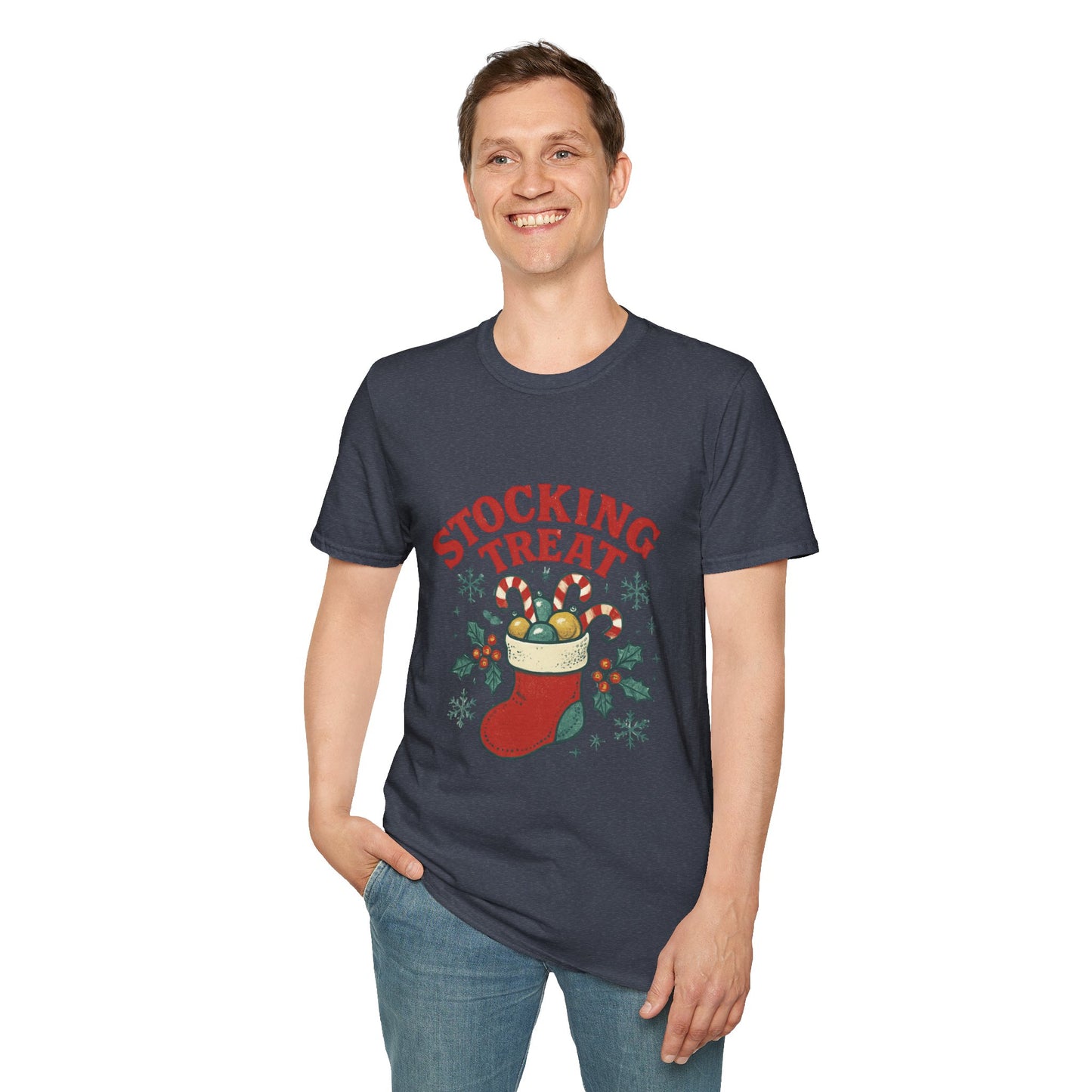 Stocking Treat | Festive Christmas Coffee Lover Unisex T-Shirt