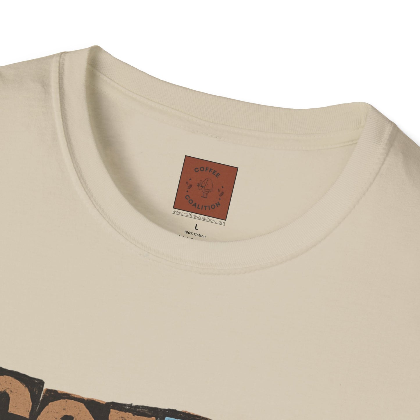 Coffee Over Snow | Cozy Winter Coffee Lover Unisex T-Shirt