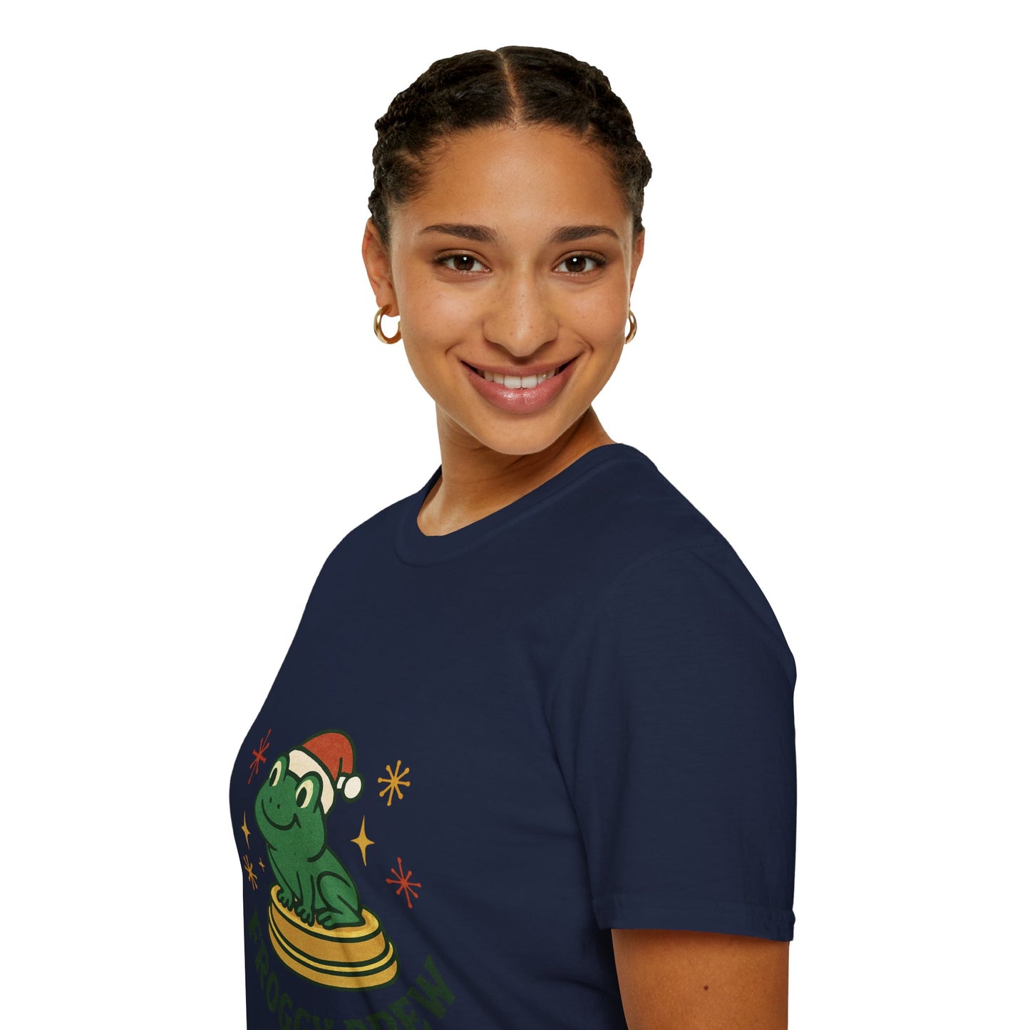 Froggy Brew | Funny Christmas Coffee Lover Unisex T-Shirt