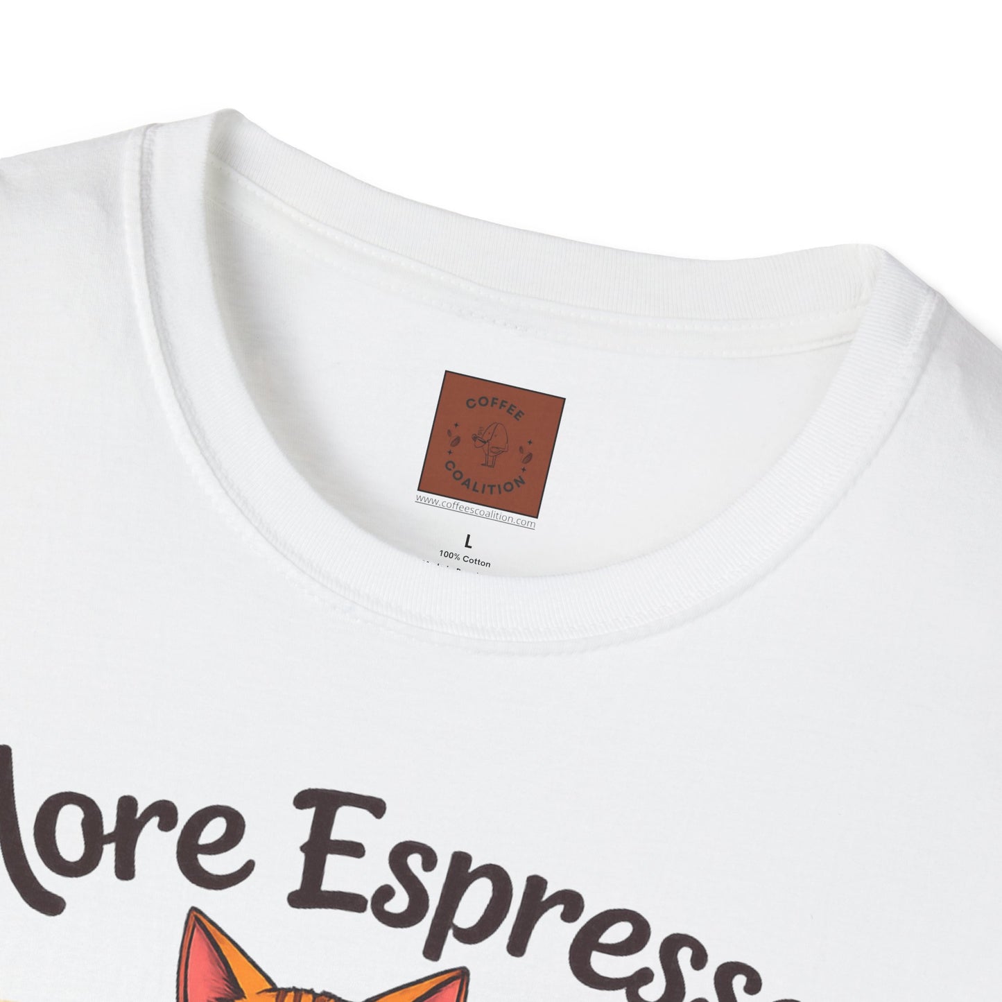More Espresso, Less Depresso | Coffee Cat Vibes Tee