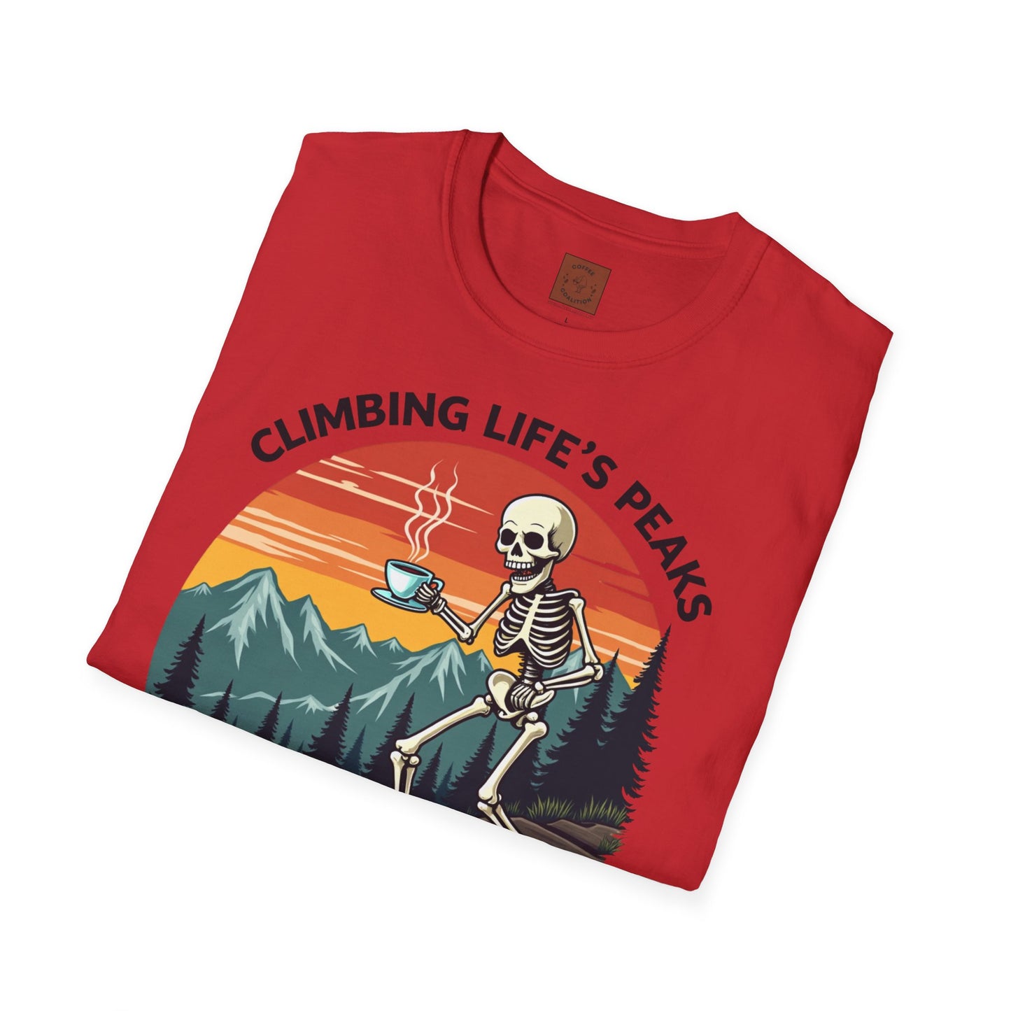 Climbing Life’s Peaks One Sip at a Time | Mountain Brew Skeleton Tee