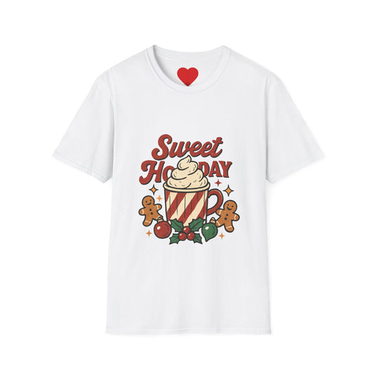 Sweet Holiday – Festive Coffee Vibes Unisex T-Shirt