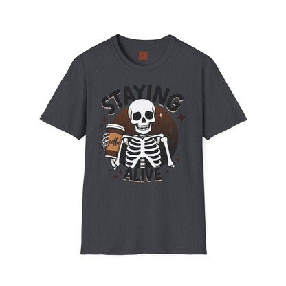 Staying Alive | Coffee Survival Tee