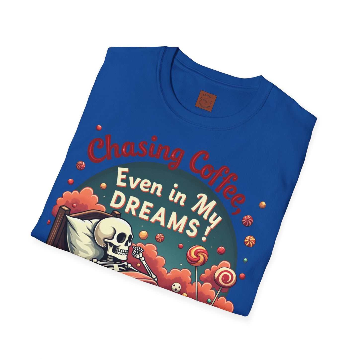Chasing Coffee Even in My Dreams | Sleepy Skeleton Tee