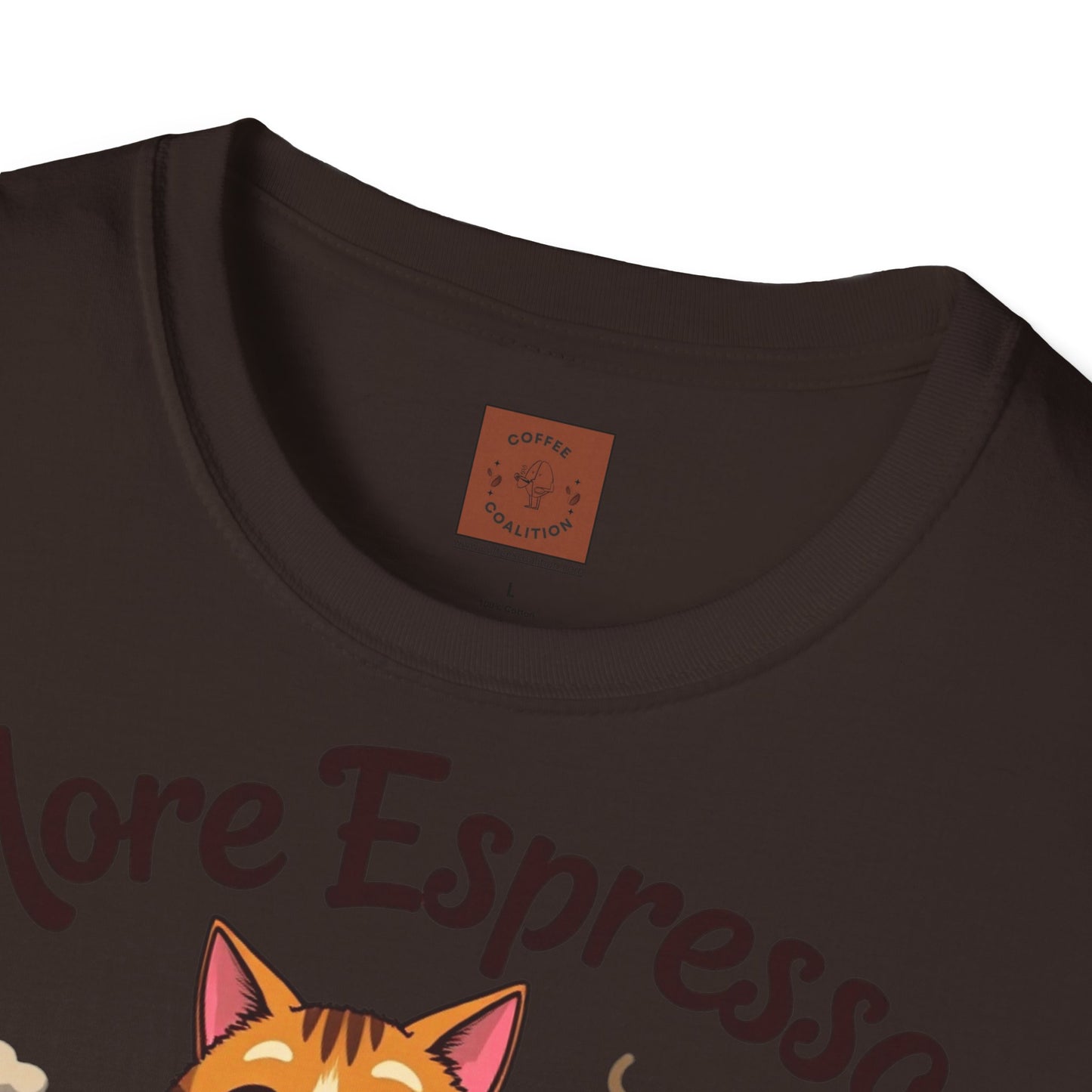 More Espresso, Less Depresso | Coffee Cat Vibes Tee