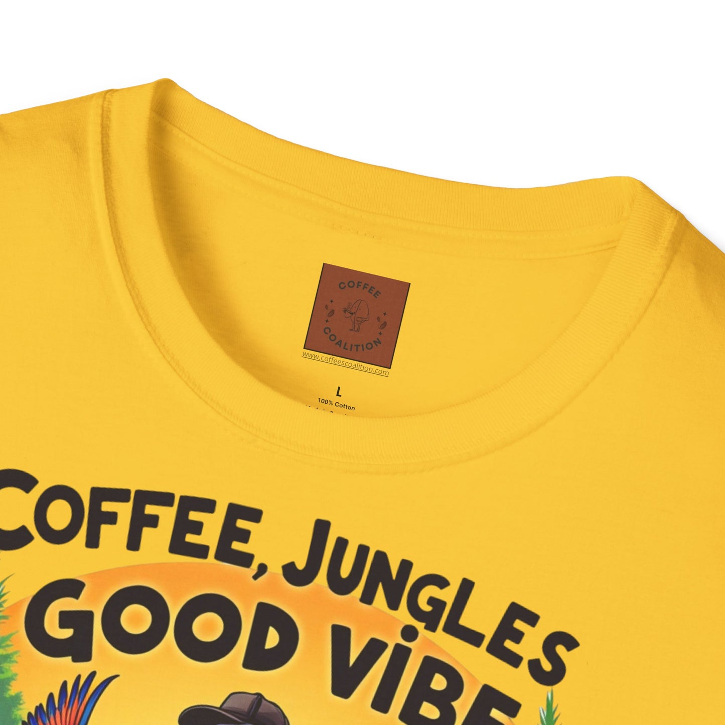 Coffee Jungles & Good Vibes | Funny Skeleton Coffee T-Shirt
