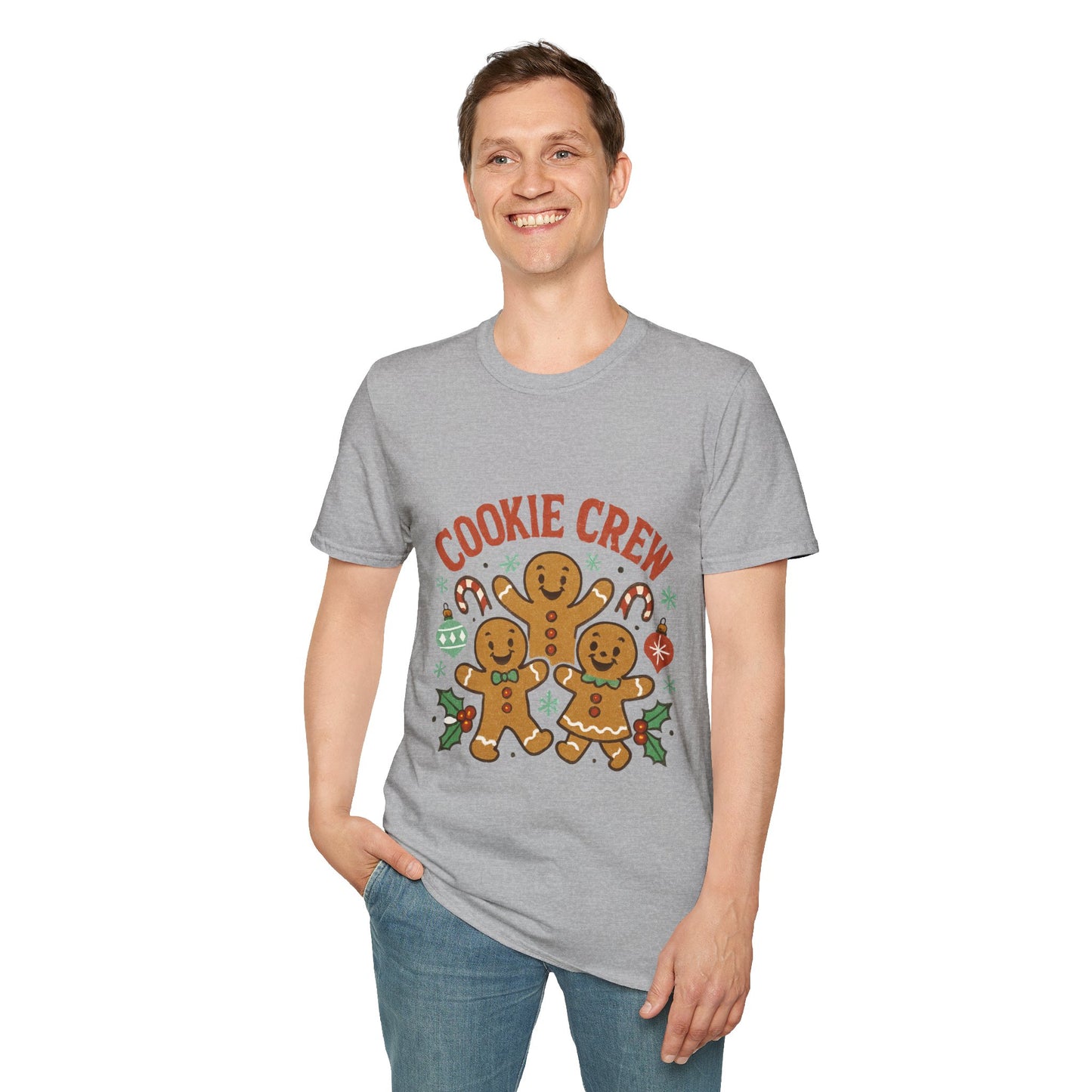 Cookie Crew | Funny Gingerbread Coffee Christmas Unisex T-Shirt