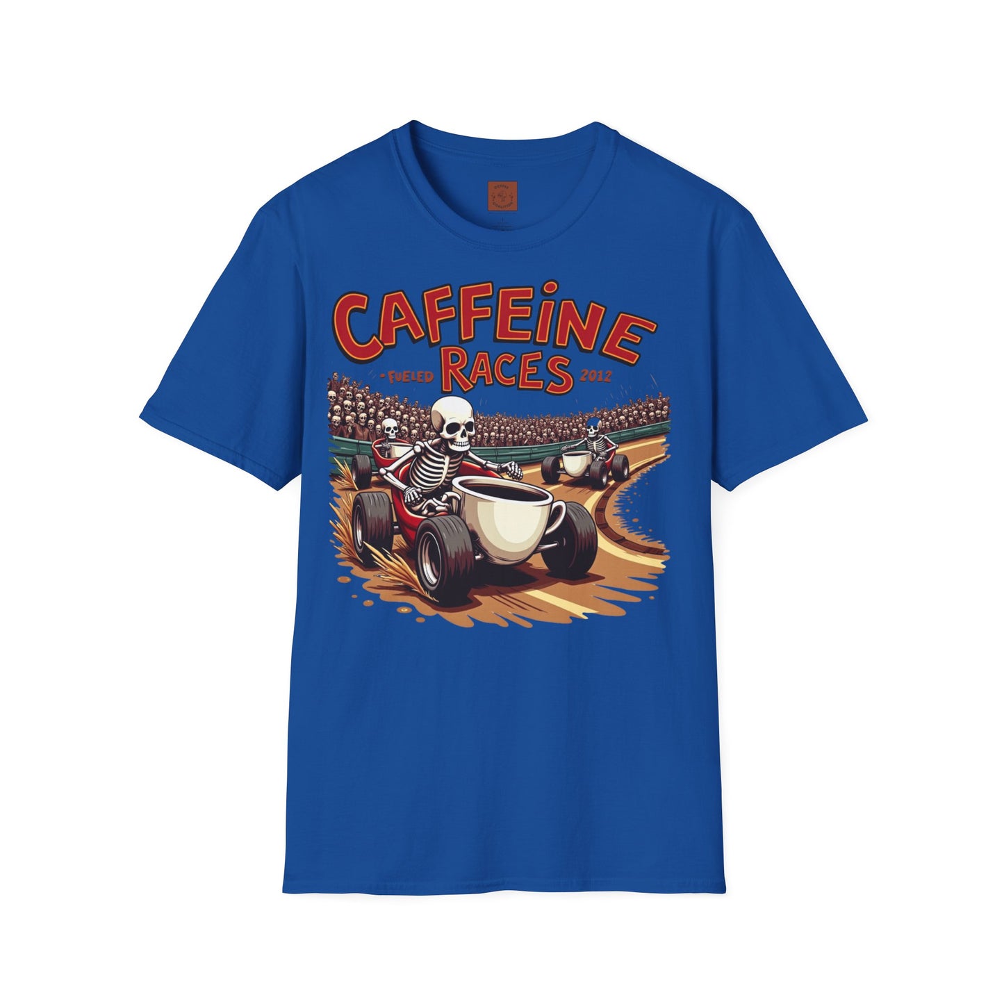 Caffeine Races | Fueled by Coffee & Chaos Tee