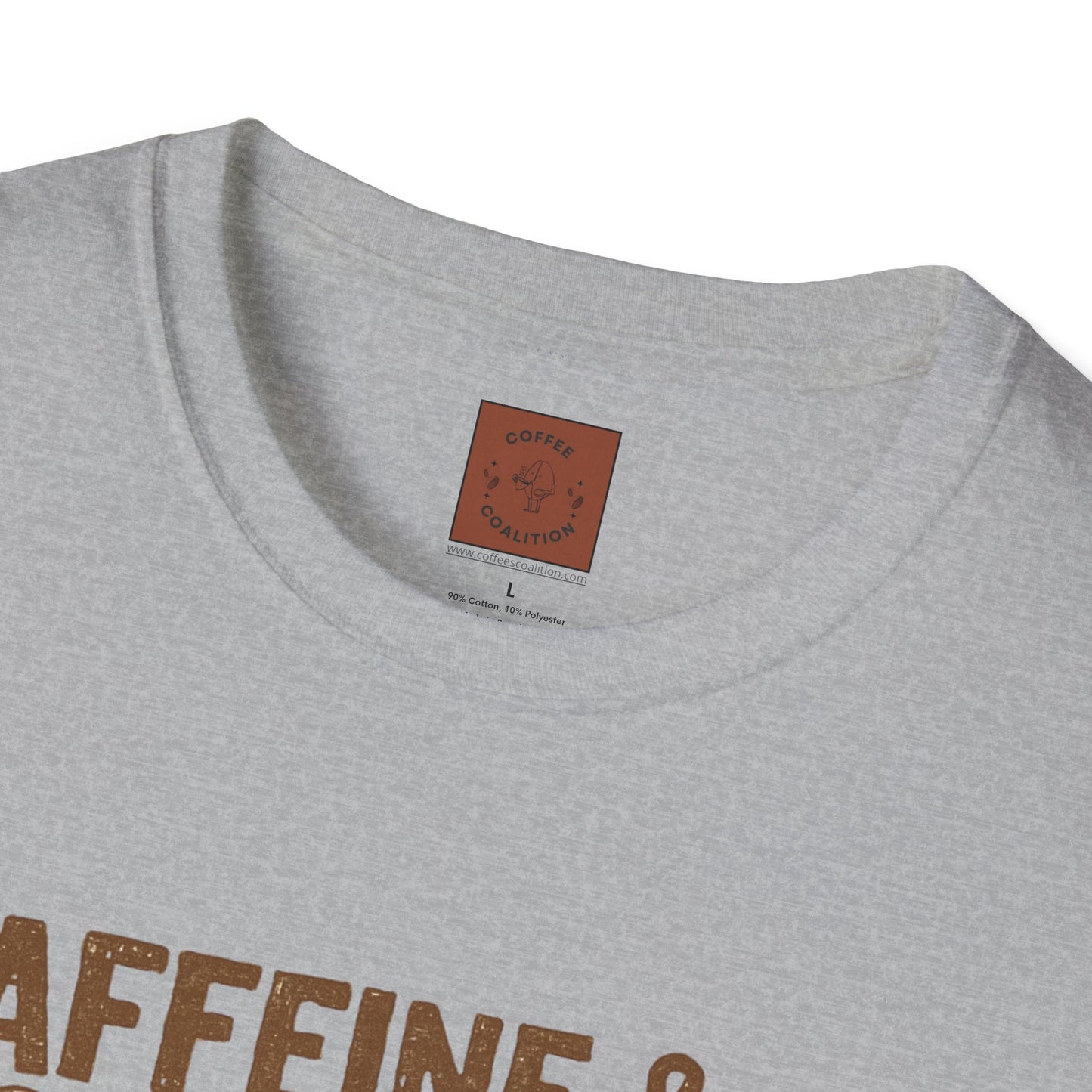 Caffeine & Capybaras Society | Funny Winter Coffee Lover Unisex T-Shirt