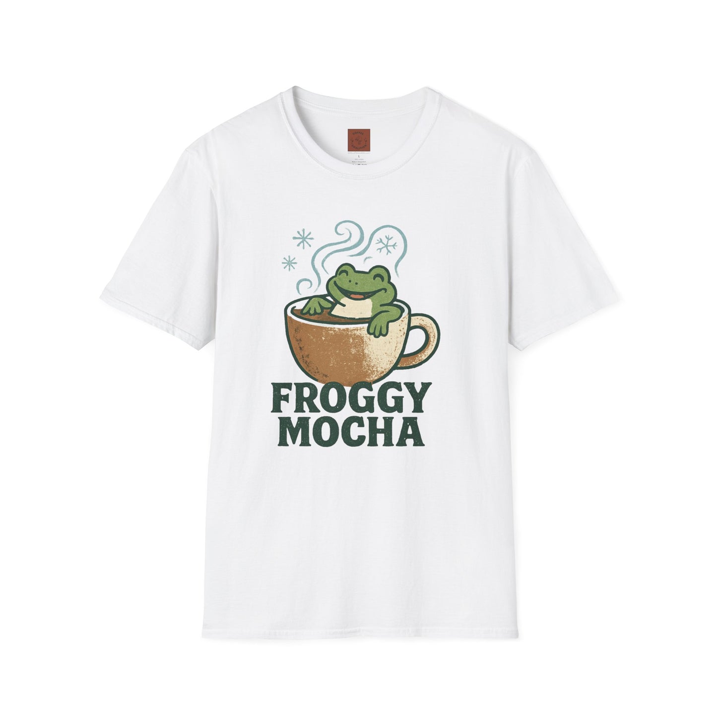 Froggy Mocha | Cute Christmas Coffee Lover Unisex T-Shirt