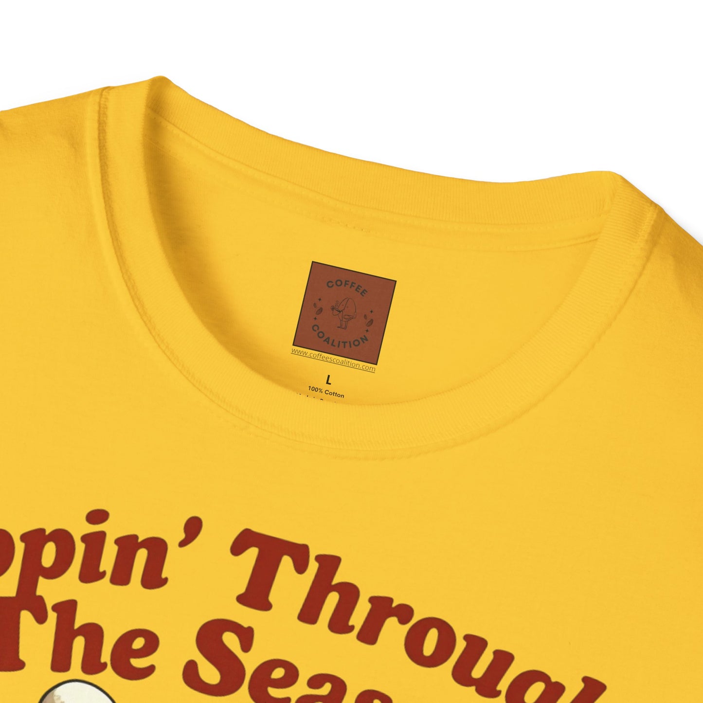 Sippin’ Through the Seasons | Year-Round Coffee Skeleton Tee