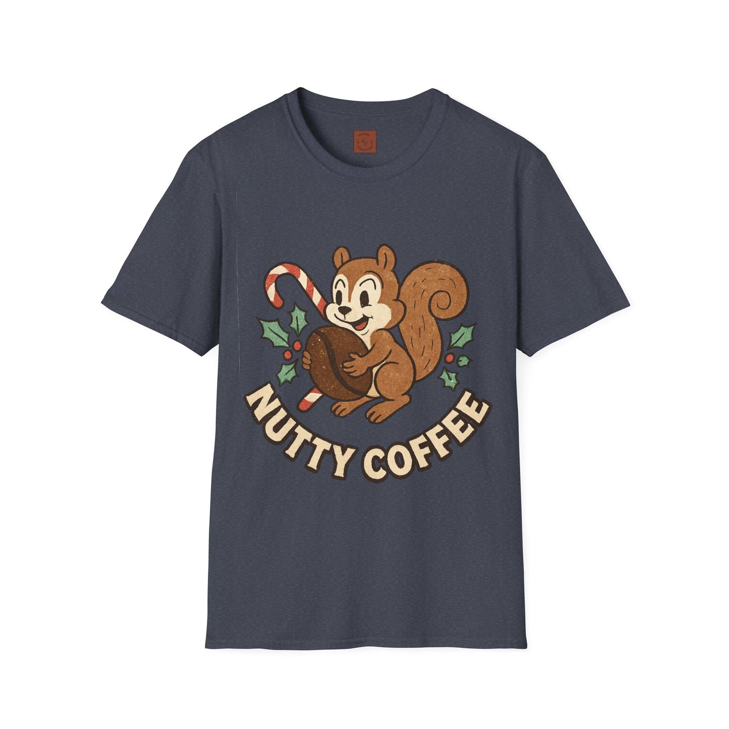 Nutty Coffee | Funny Christmas Squirrel Unisex T-Shirt
