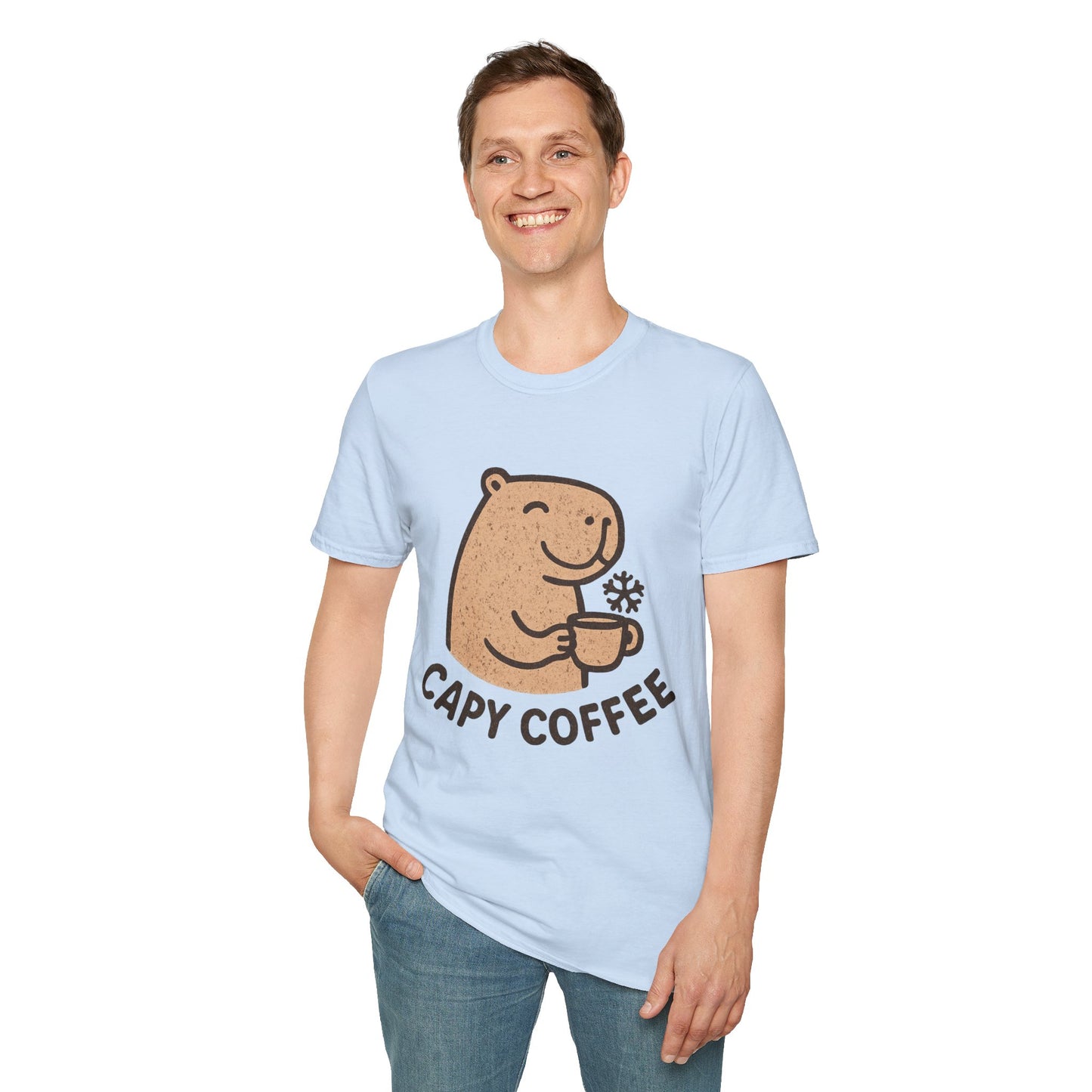 Cute Winter Coffee Lover Unisex T-Shirt
