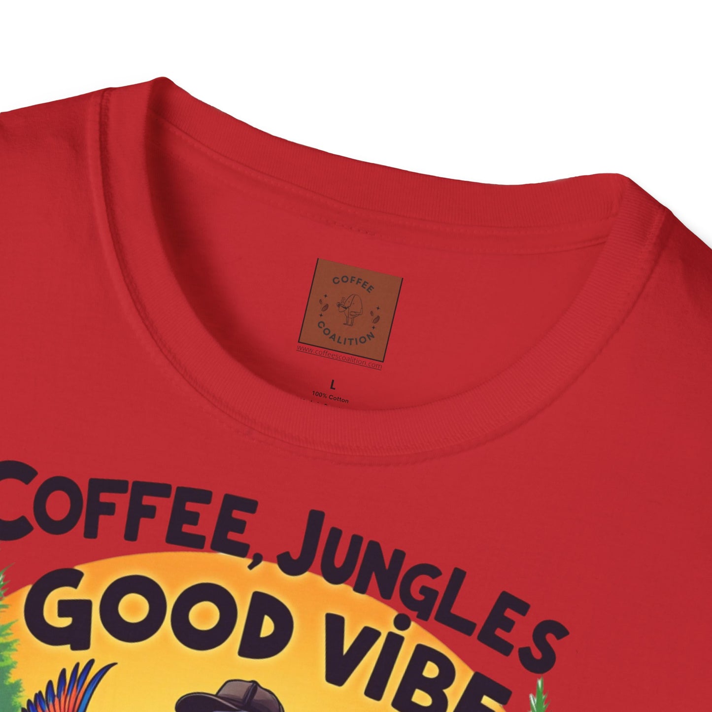 Coffee Jungles & Good Vibes | Funny Skeleton Coffee T-Shirt