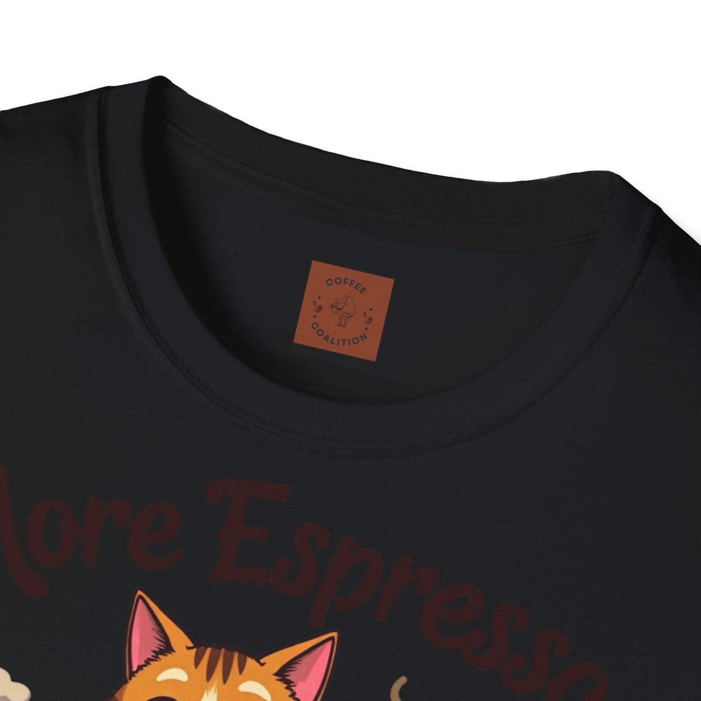 More Espresso, Less Depresso | Coffee Cat Vibes Tee