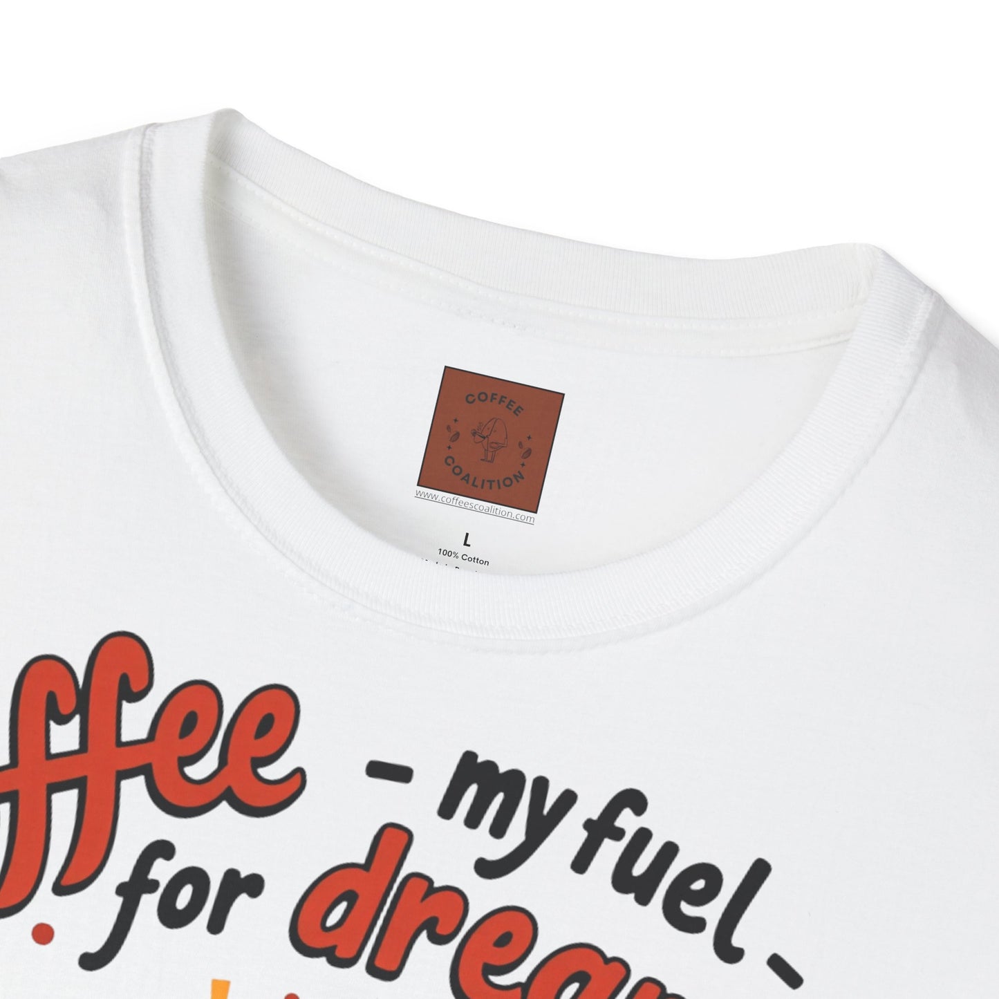 Coffee — My Fuel for Dreams | Caffeinated Ambition Skeleton Tee