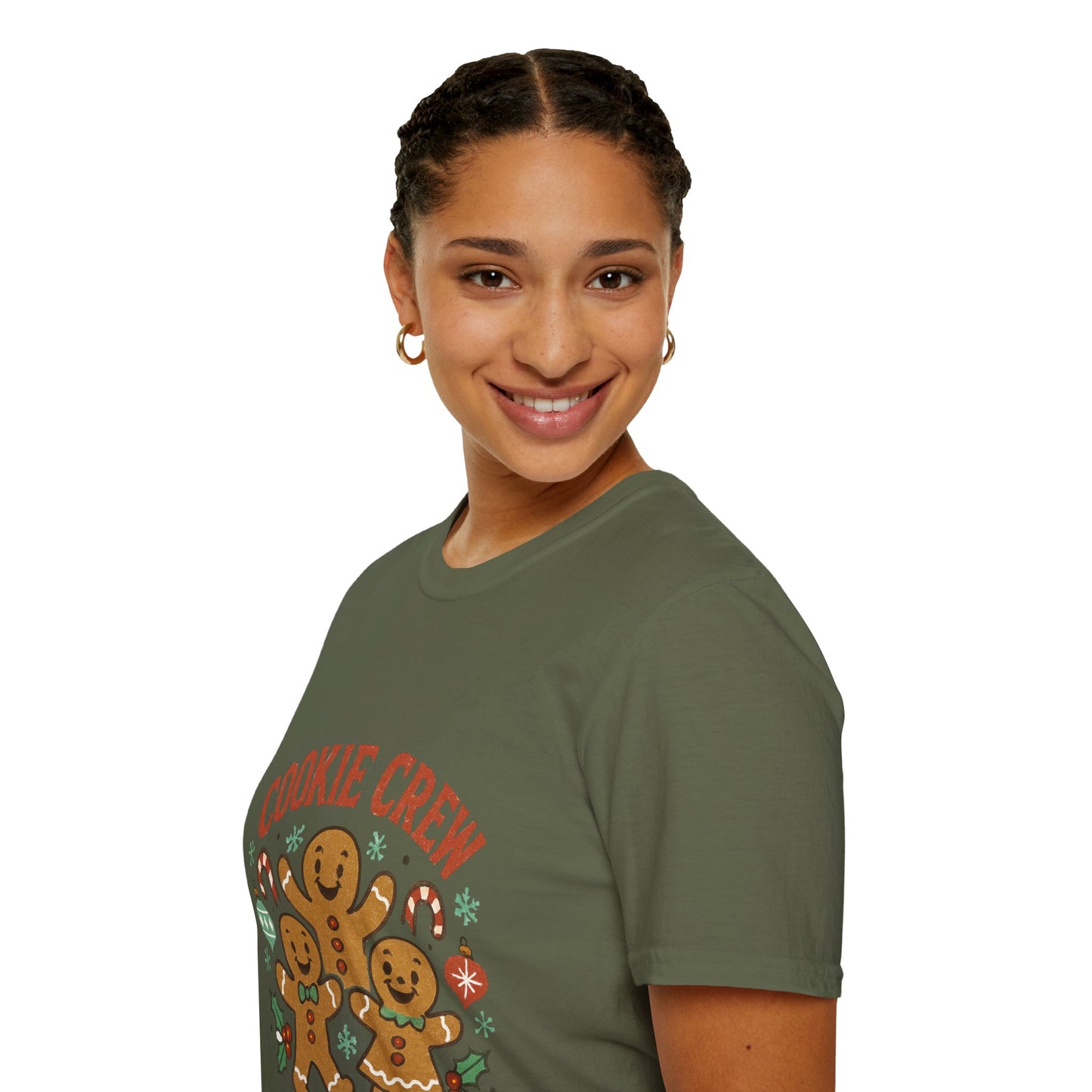 Cookie Crew | Funny Gingerbread Coffee Christmas Unisex T-Shirt