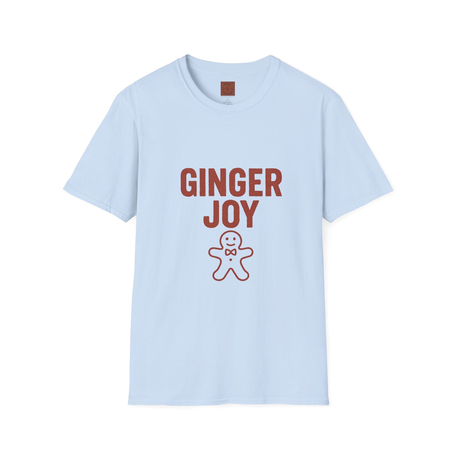 Ginger Joy | Minimal Christmas Cookie Coffee Unisex T-Shirt