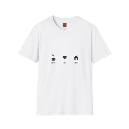Coffee. Love. Home T-Shirt