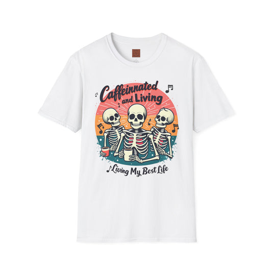 Caffeinated & Living | Best Life Brew Crew Tee