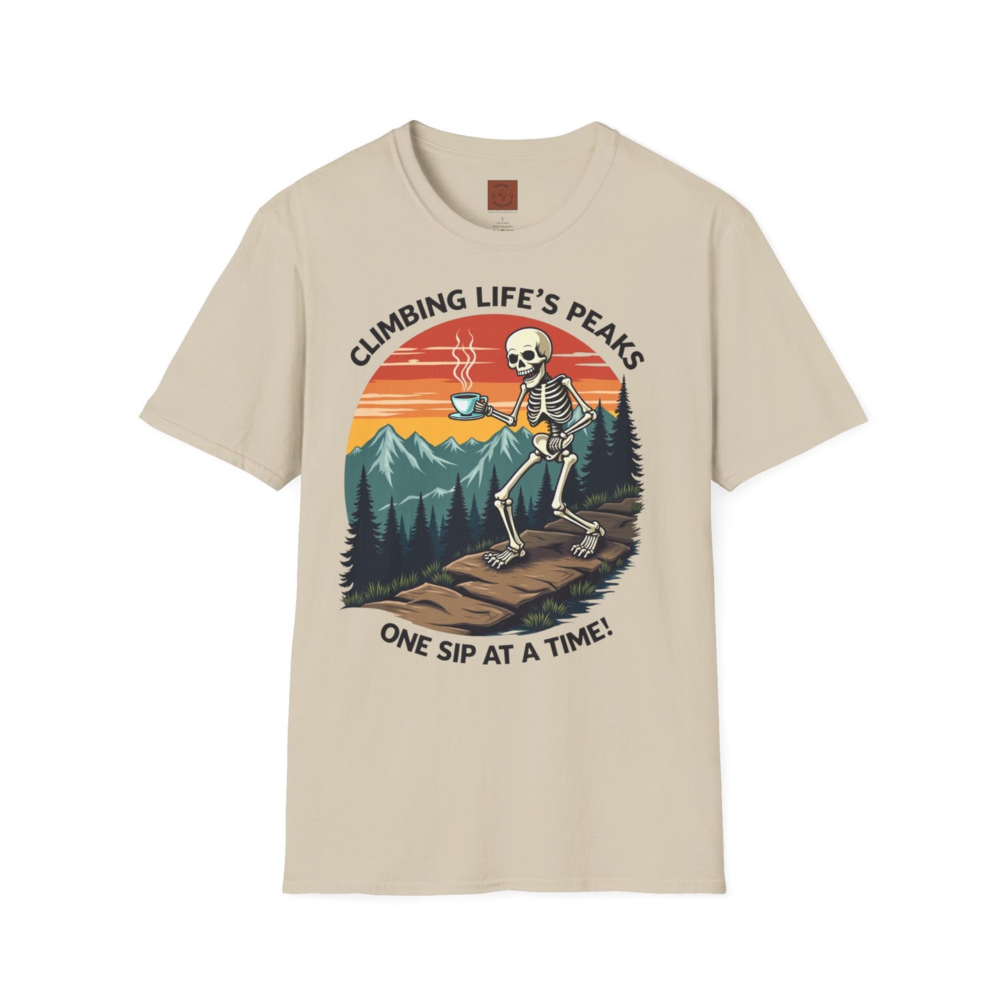Climbing Life’s Peaks One Sip at a Time | Mountain Brew Skeleton Tee